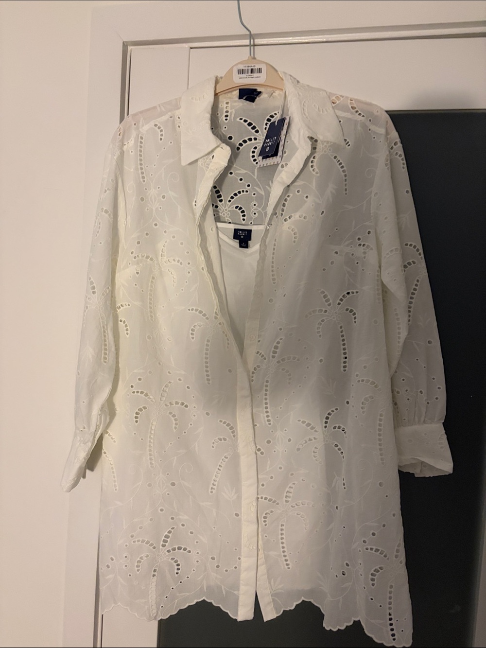 Roller Rabbit White Eyelet Midi Dress